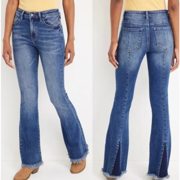 KanCan Flare High Rise Back Seam Jeans - EUC 30 waist - Picture 1 of 3
